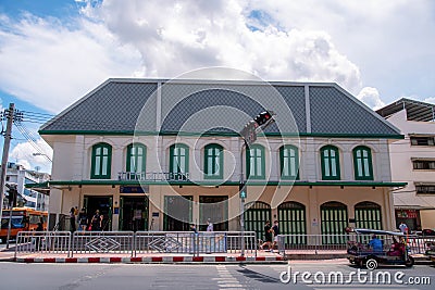 In the area of â€‹â€‹the underground light car station, Bangkok, Thailand, Editorial Stock Photo